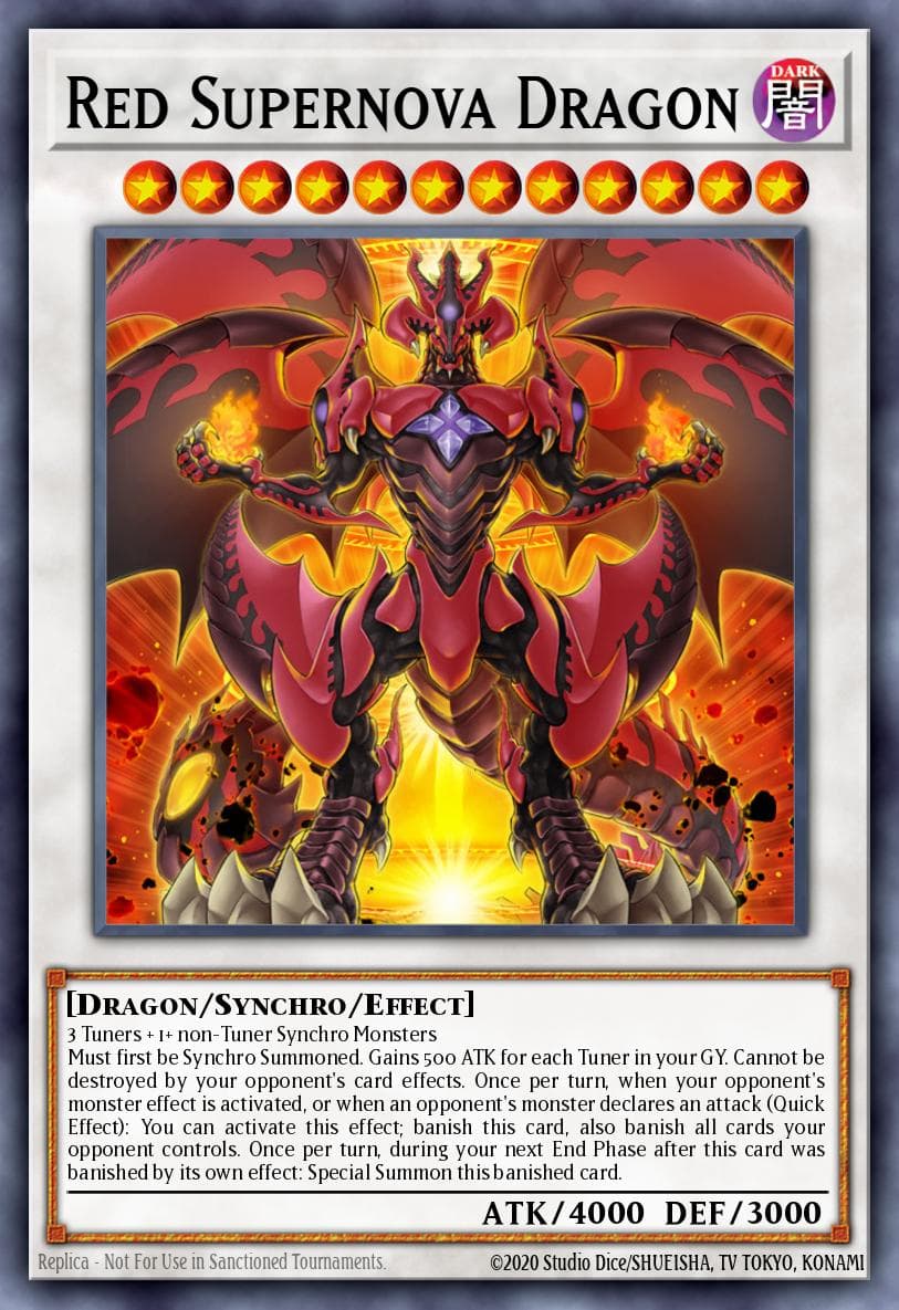 Red Supernova Dragon #SDCK-EN044