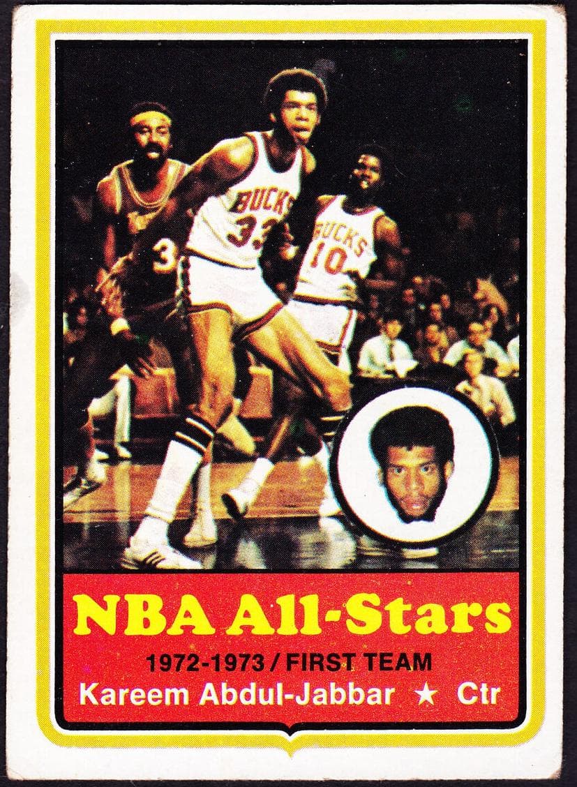 Kareem Abdul-Jabbar 1973 topps Topps