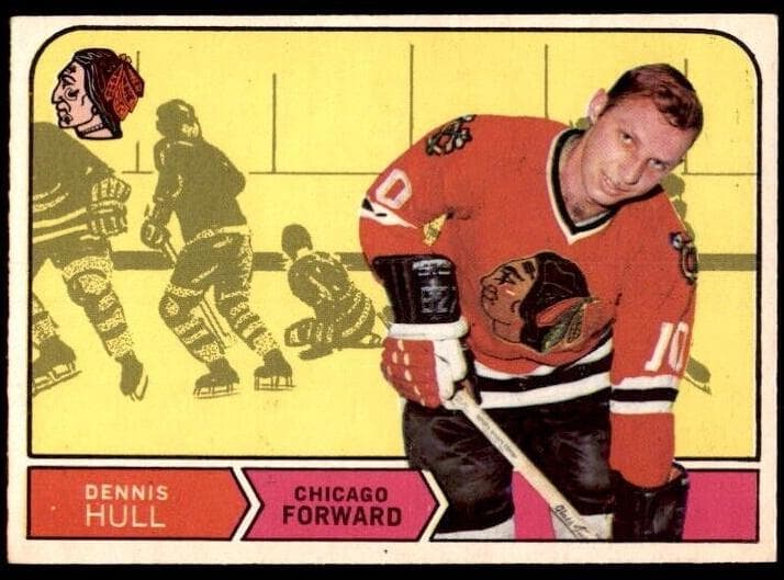 Dennis Hull 1968 topps O-Pee-Chee