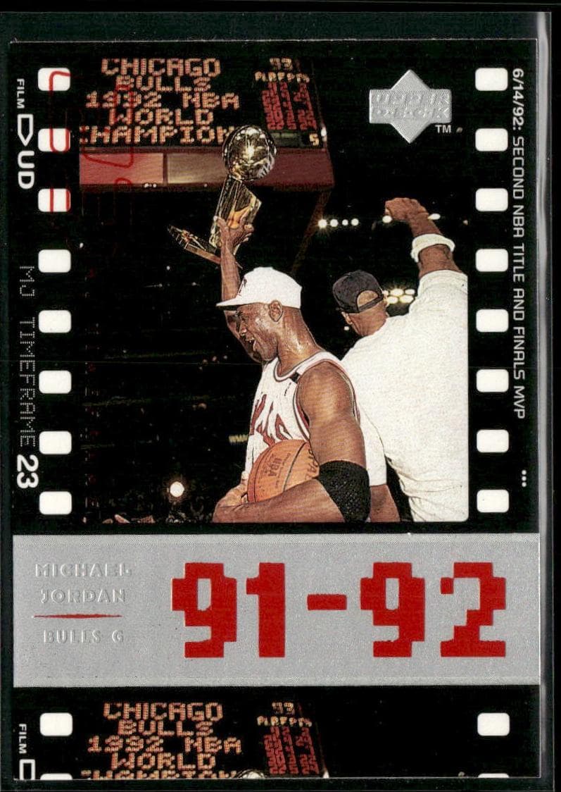 Michael Jordan 1998 upper-deck Michael Jordan Living Legend