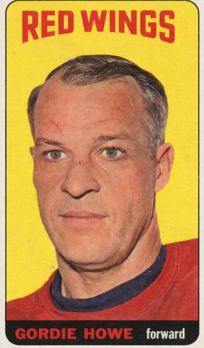 Gordie Howe 1964 topps Topps