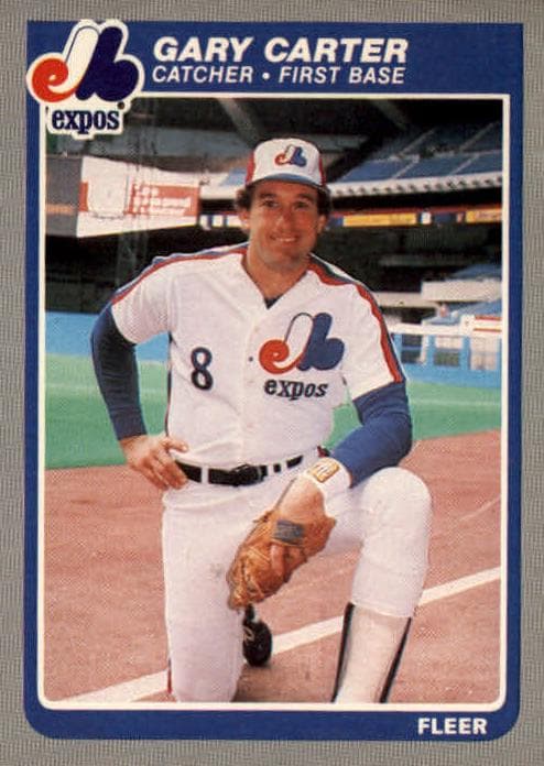 Gary Carter 1985 fleer Fleer