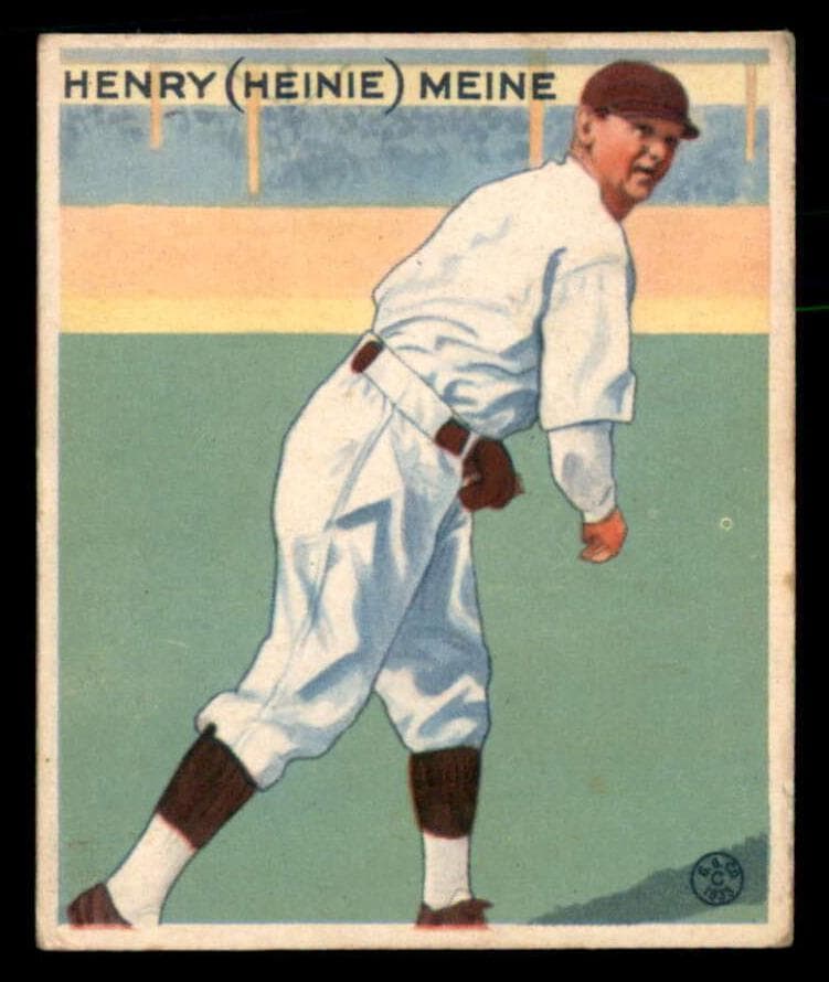 Henry “Heinie” Meine 1933 unknown Goudey