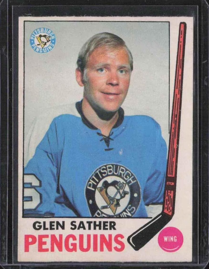 Glen Sather 1969 topps