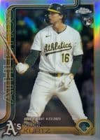Nick Kurtz 2025 topps Topps Chrome Update Rookie Debut example 1