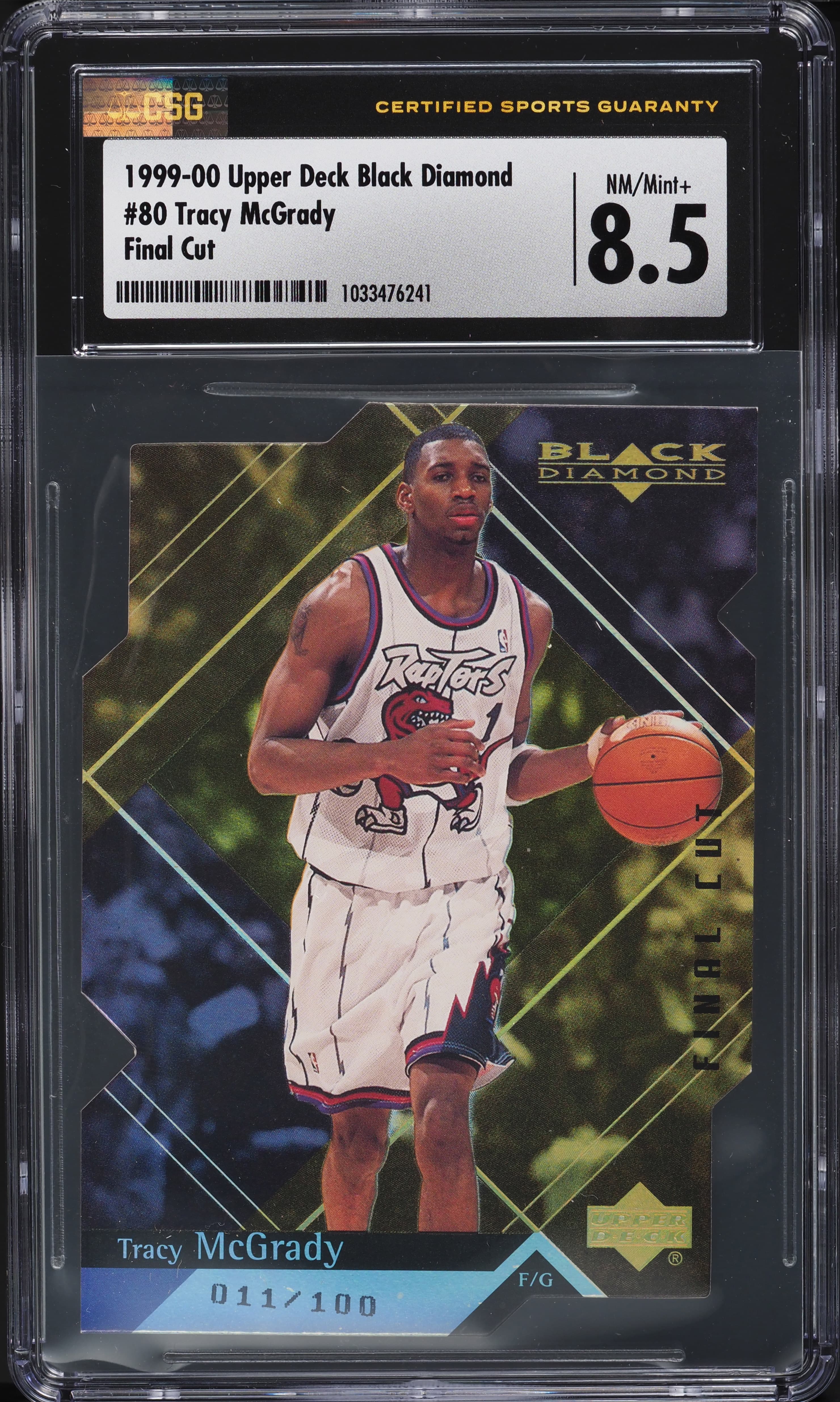 Tracy McGrady 1999 upper-deck Black Diamond