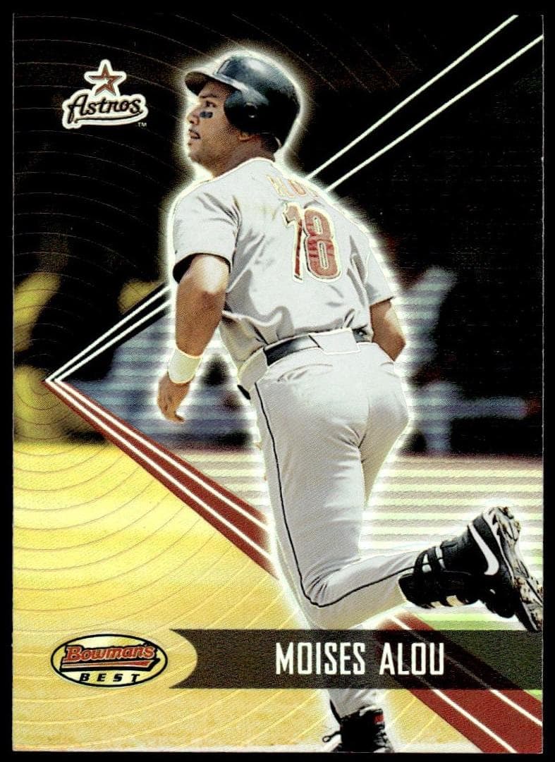 Moises Alou 2001 bowman Bowman's Best