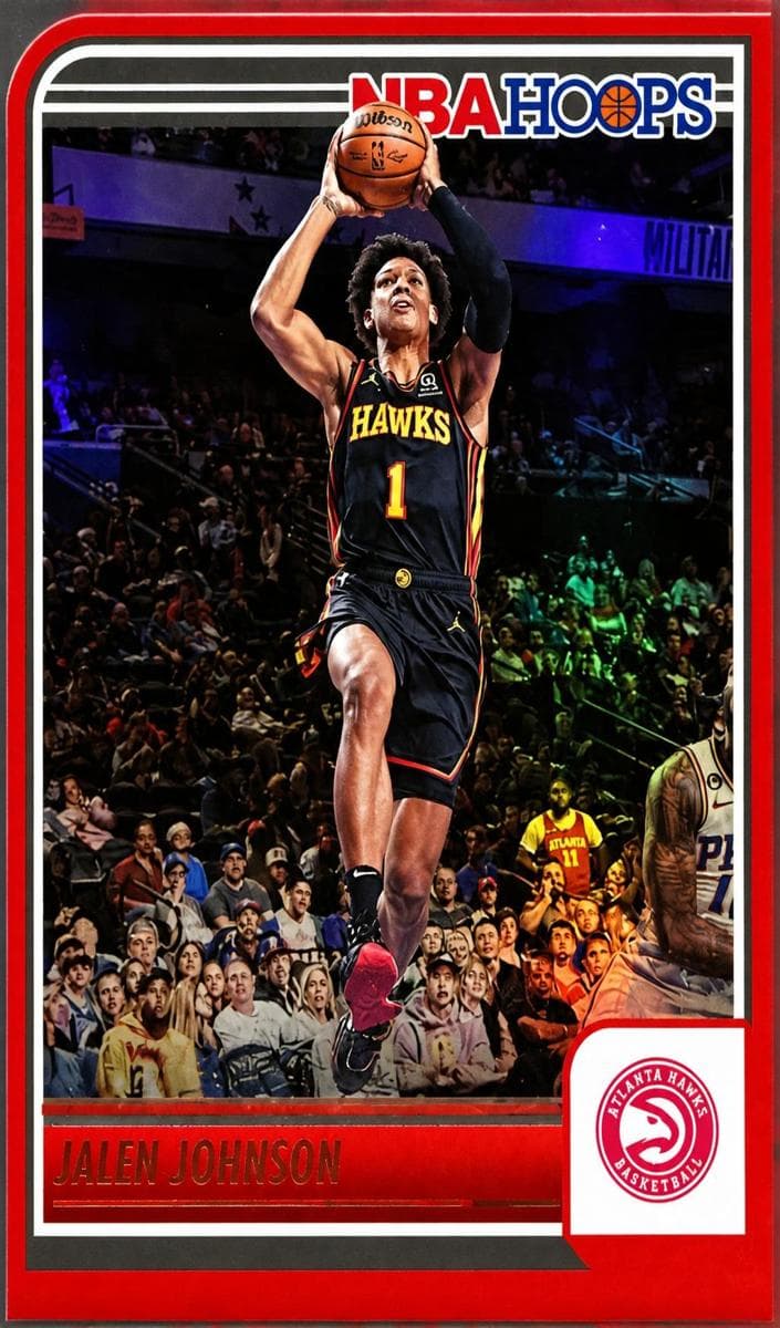 Jalen Johnson 2023 panini Hoops Premium Stock