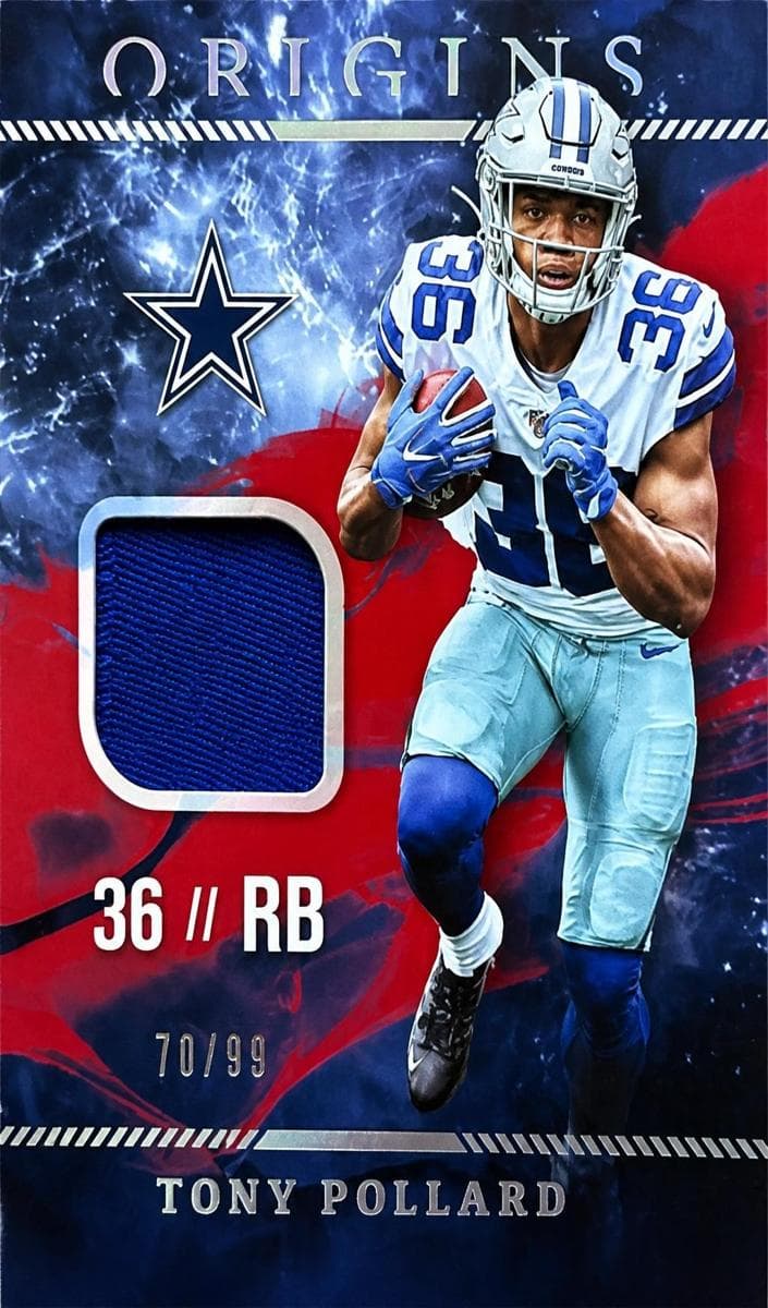 Tony Pollard 2019 panini