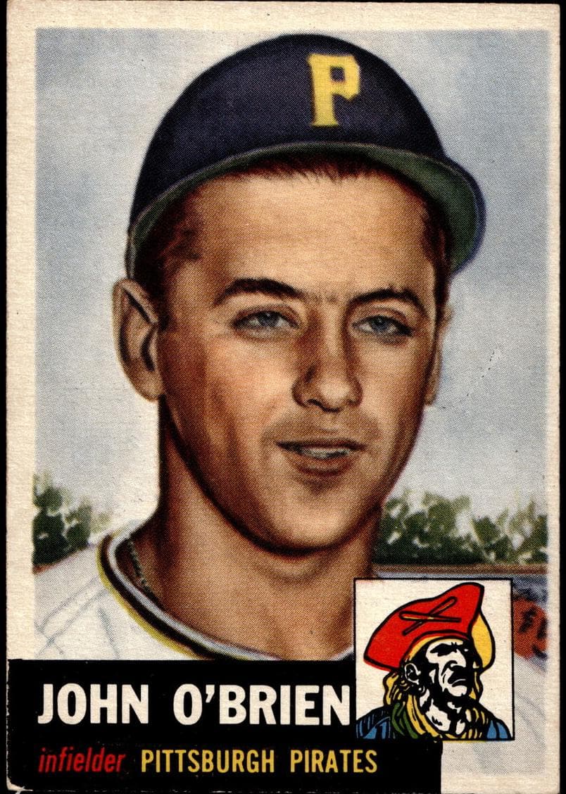 Johnny O'Brien 1953 topps Topps