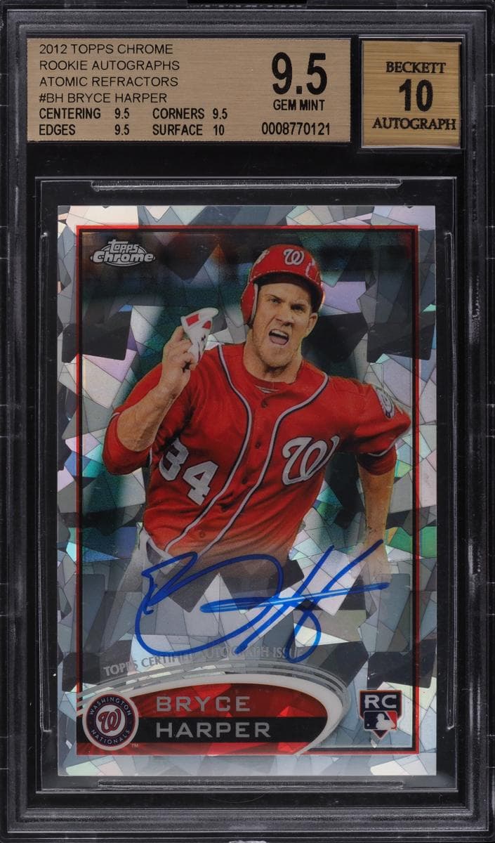 Bryce Harper 2012 topps Topps Chrome