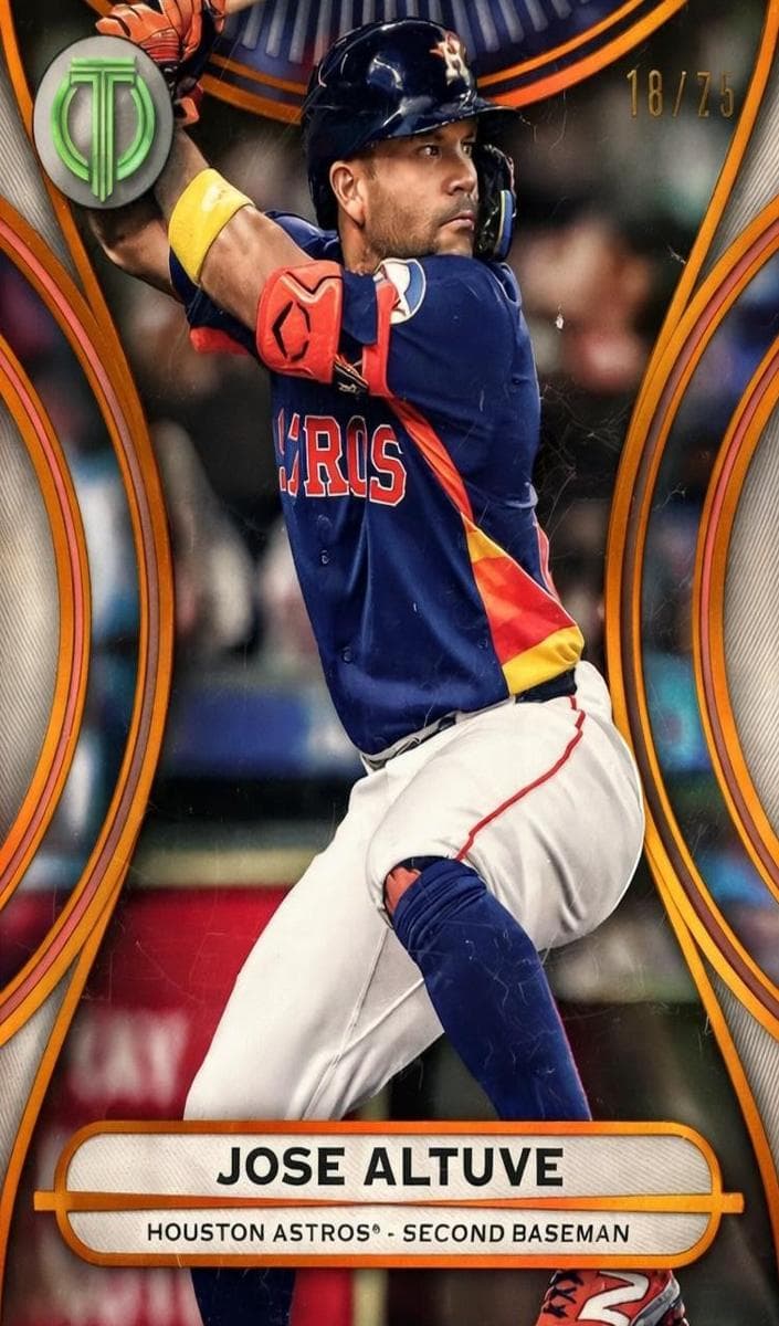 Jose Altuve 2025 topps Topps Tribute
