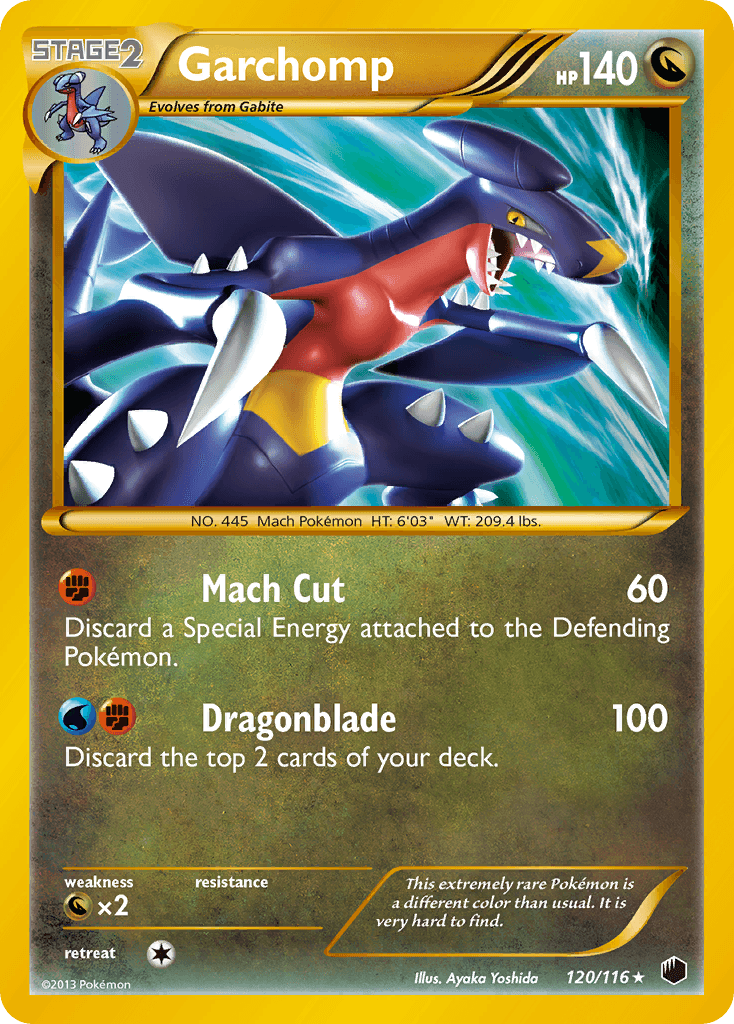 Garchomp 2013 Pokemon Plasma Freeze