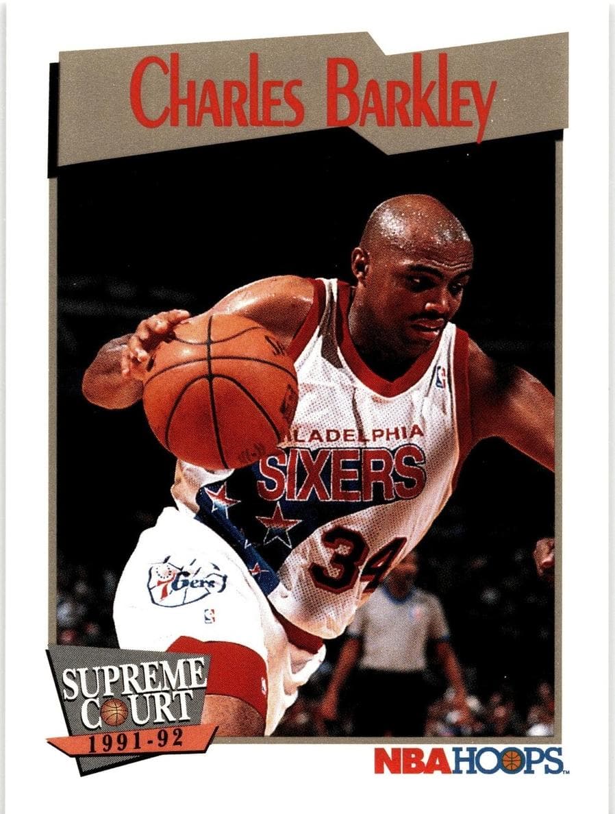 Charles Barkley 1991 panini Hoops