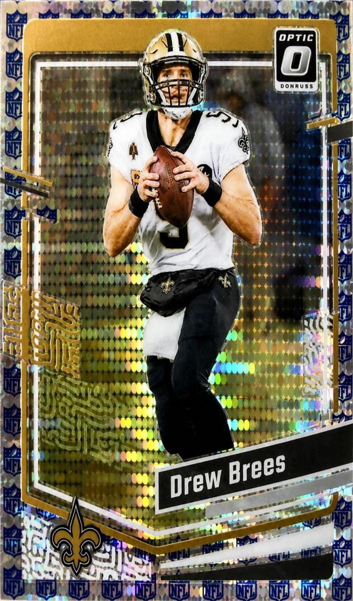 Drew Brees 2023 panini Donruss Optic