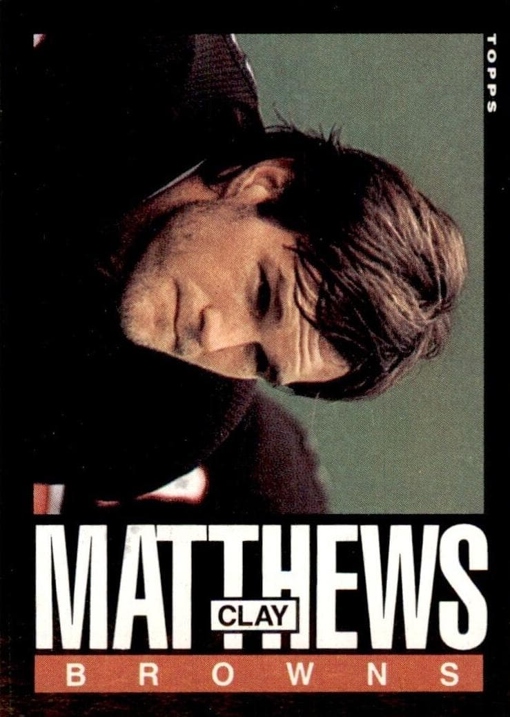 Clay Matthews 1985 topps Topps