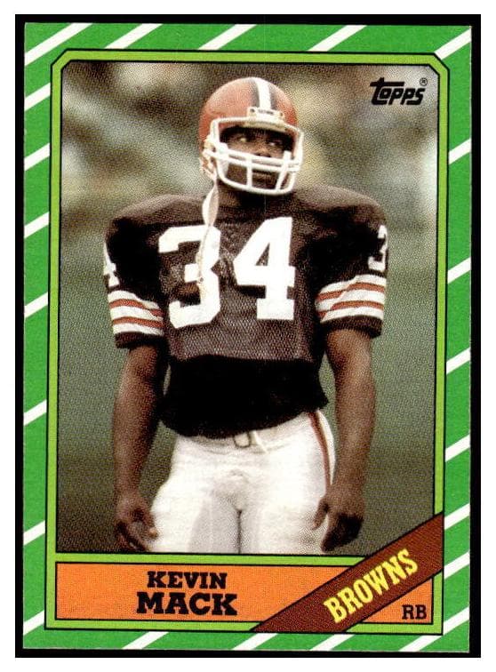 Kevin Mack trading card