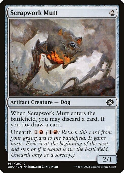 Scrapwork Mutt 2022 Magic: The Gathering Brother's War