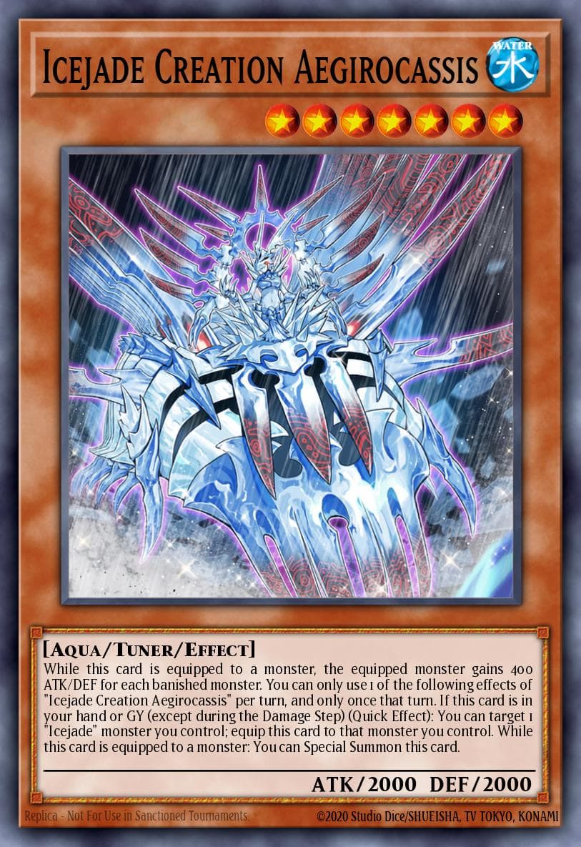 Icejade Creation Aegirocassis 2022 Yu-Gi-Oh! Power Of The Elements