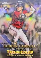 Corbin Carroll 2023 topps Topps Chrome Topps in Technicolor