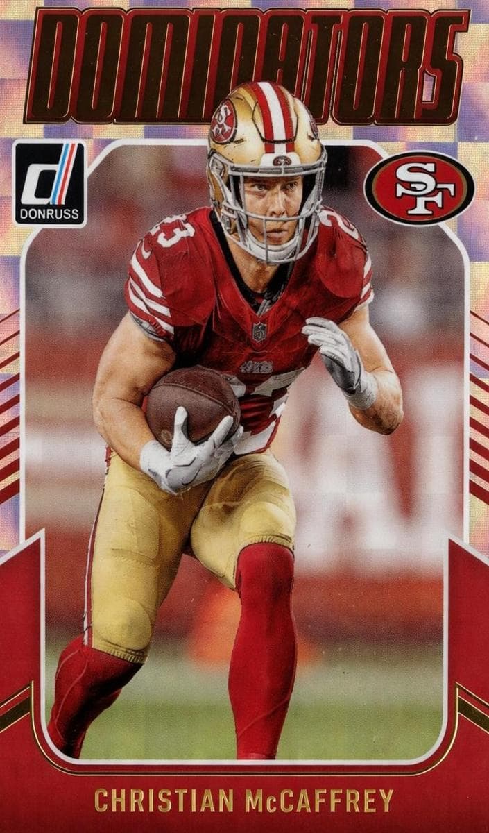 Christian McCaffrey 2024 panini Donruss