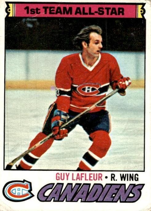Guy Lafleur 1977 topps Topps