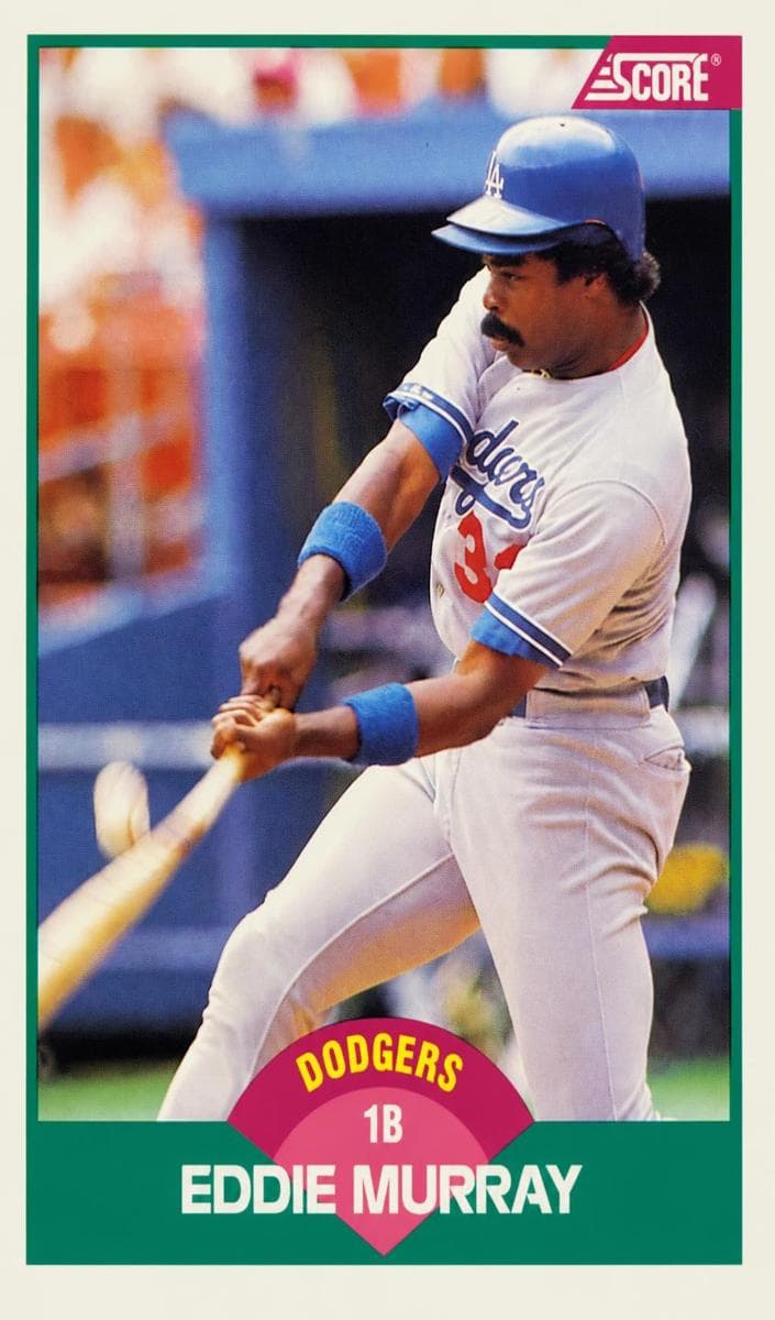 Eddie Murray 1989 panini