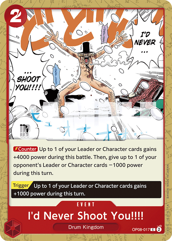 I'd Never Shoot You!!!! 2024 One Piece Two Legends