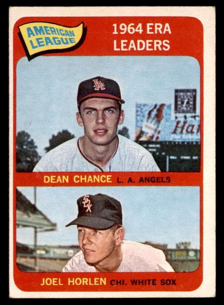 American League 1964 ERA Leaders (Dean Chance / Joel Horlen) #7