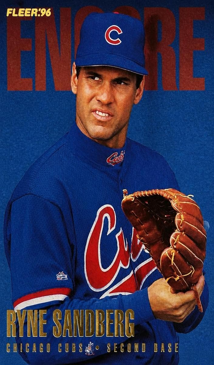 Ryne Sandberg 1996 fleer Fleer Update