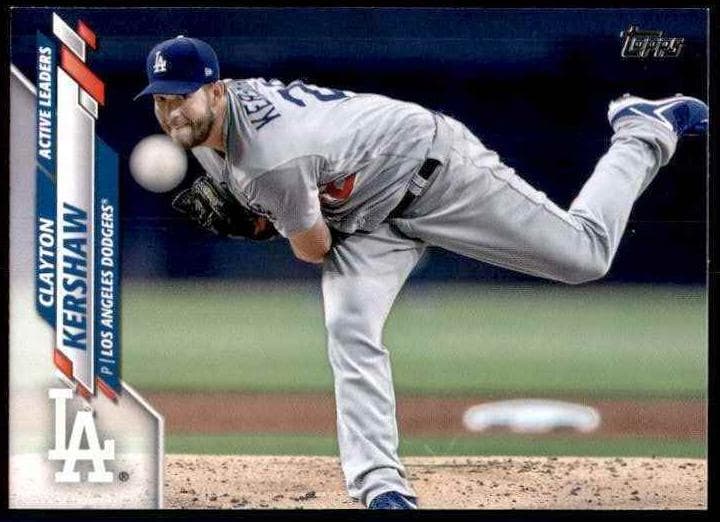 Clayton Kershaw 2020 topps Topps Update