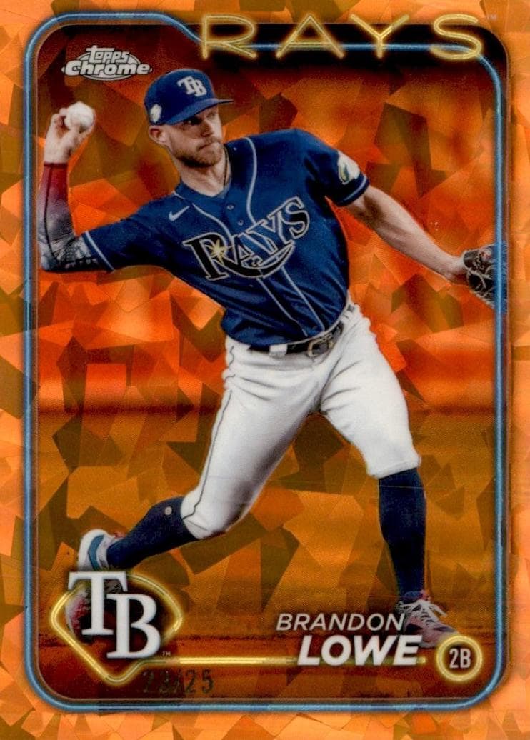 Brandon Lowe 2024 topps Topps Chrome Sapphire Edition
