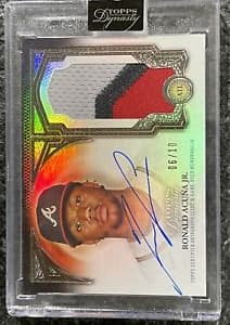 Ronald Acuña Jr. 2023 topps Topps Dynasty
