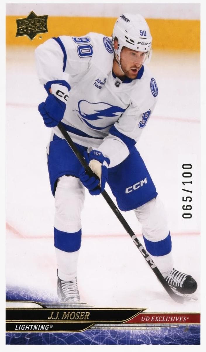 J.J. Moser trading card