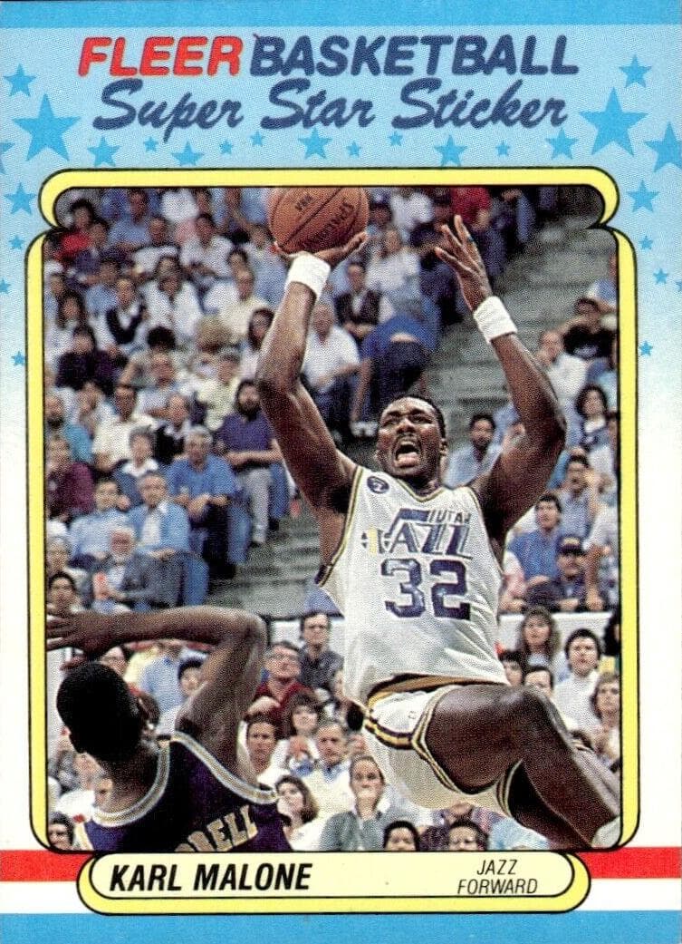 Karl Malone 1988 fleer Fleer