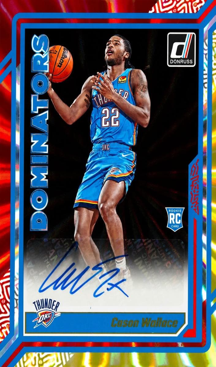 Cason Wallace 2023 panini Donruss