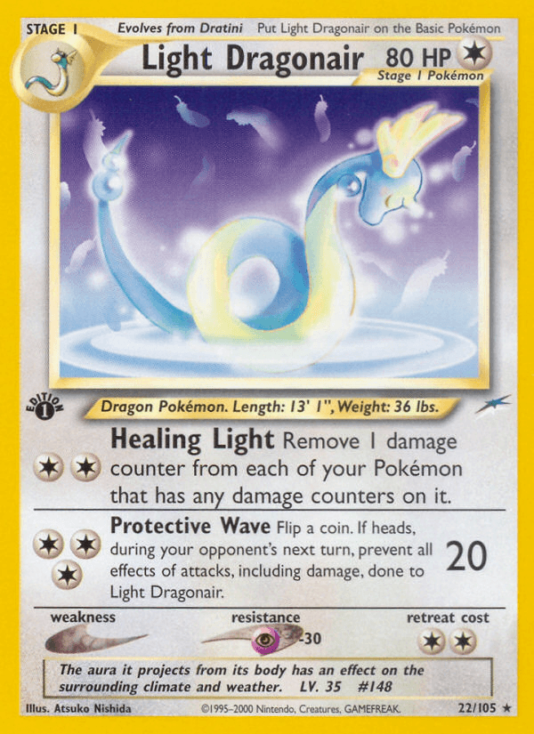 Light Dragonair 2002 Pokemon Neo Destiny