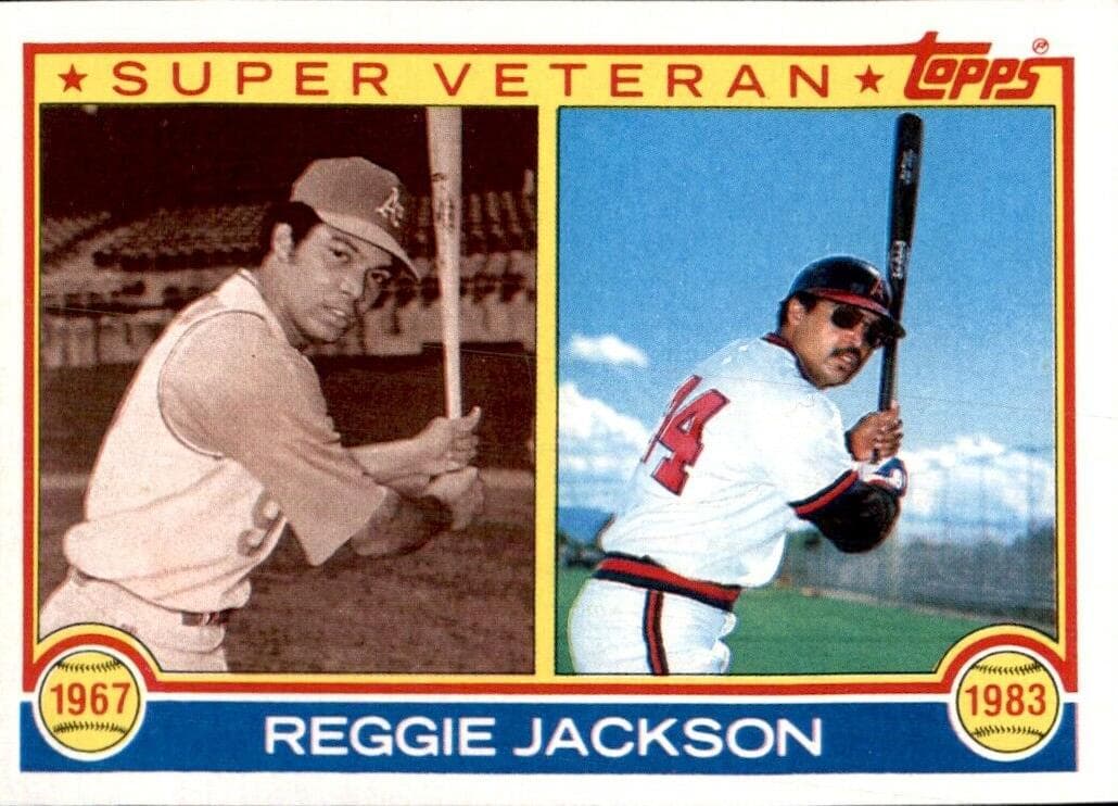 Reggie Jackson 1983 topps Topps