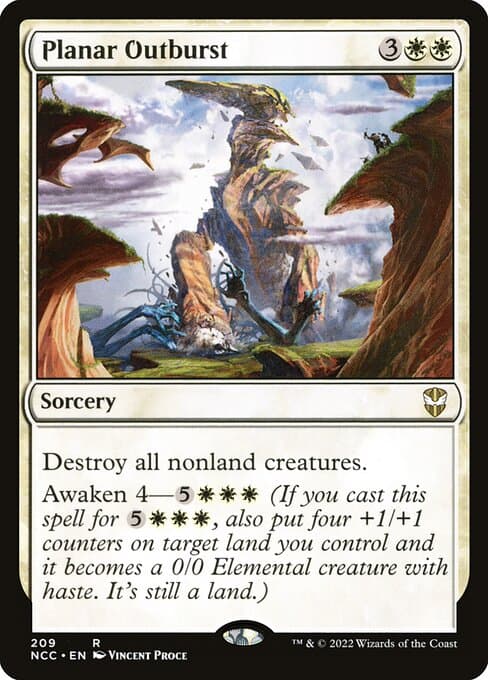 Planar Outburst 2022 Magic: The Gathering New Capenna Commander