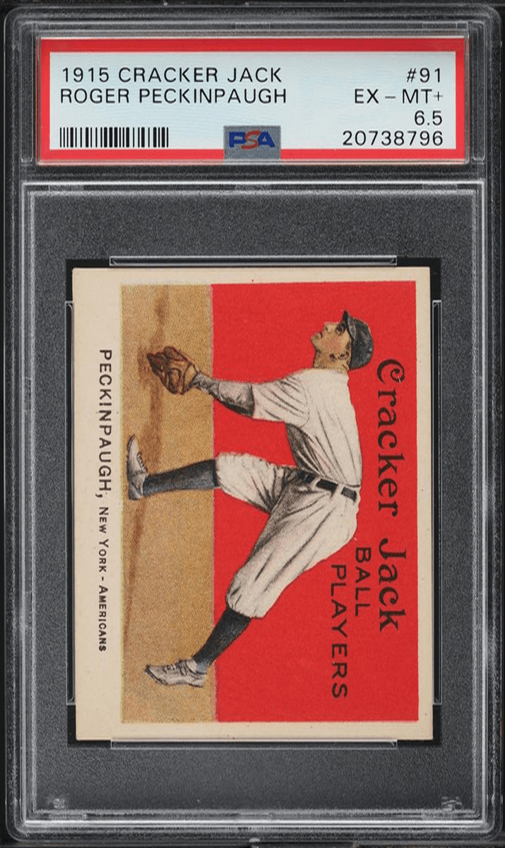 Roger Peckinpaugh 1915 unknown Cracker Jack