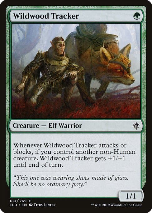 Wildwood Tracker 2019 Magic: The Gathering Throne of Eldraine