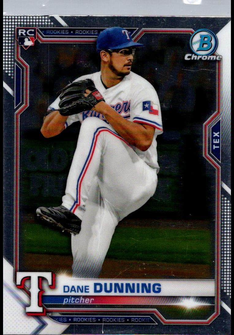 Dane Dunning 2021 bowman Bowman Chrome