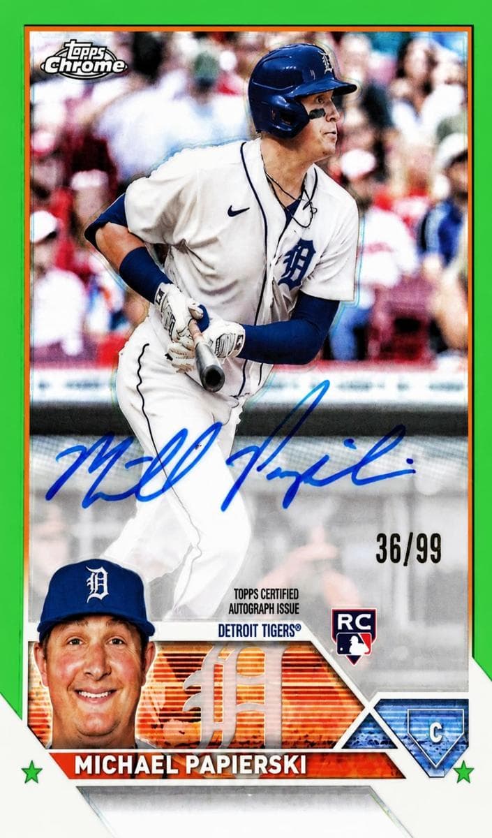 Michael Papierski 2023 topps Topps Chrome