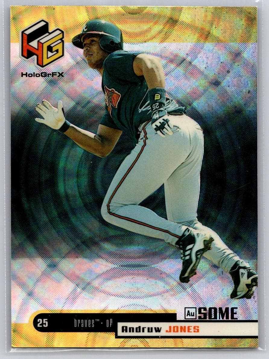 Andruw Jones 1999 upper-deck Upper Deck HoloGrFX