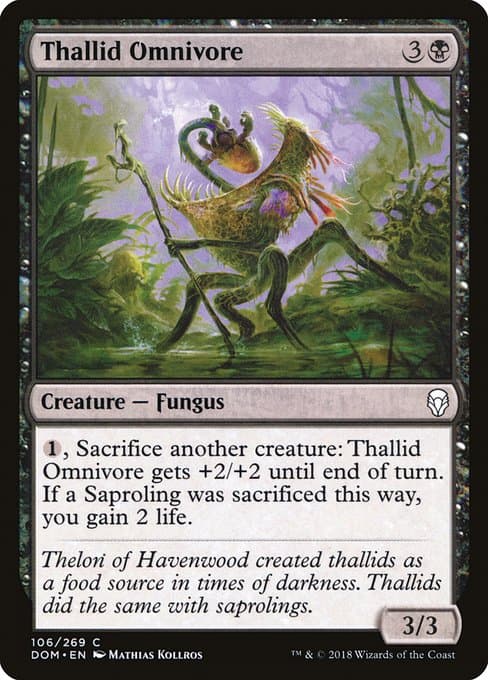 Thallid Omnivore 2018 Magic: The Gathering Dominaria