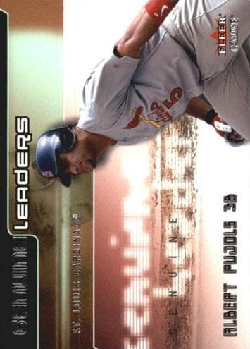 Albert Pujols 2002 fleer Fleer Genuine