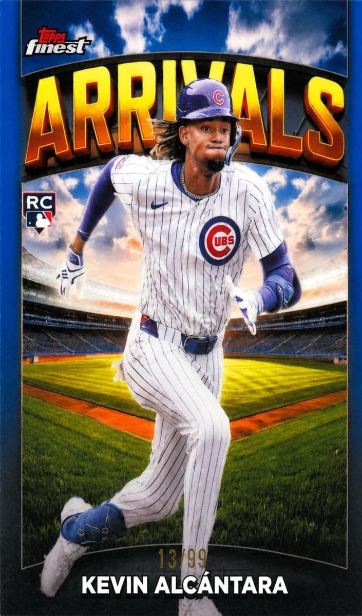 Kevin Alcántara 2025 topps Topps Finest