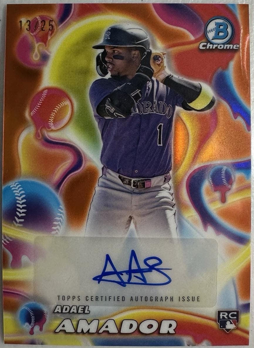 Adael Amador 2025 bowman Bowman Chrome