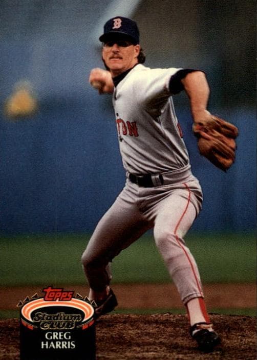 Greg Harris 1992 panini Donruss