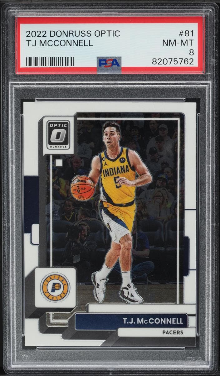 T.J. McConnell 2022 panini Donruss Optic